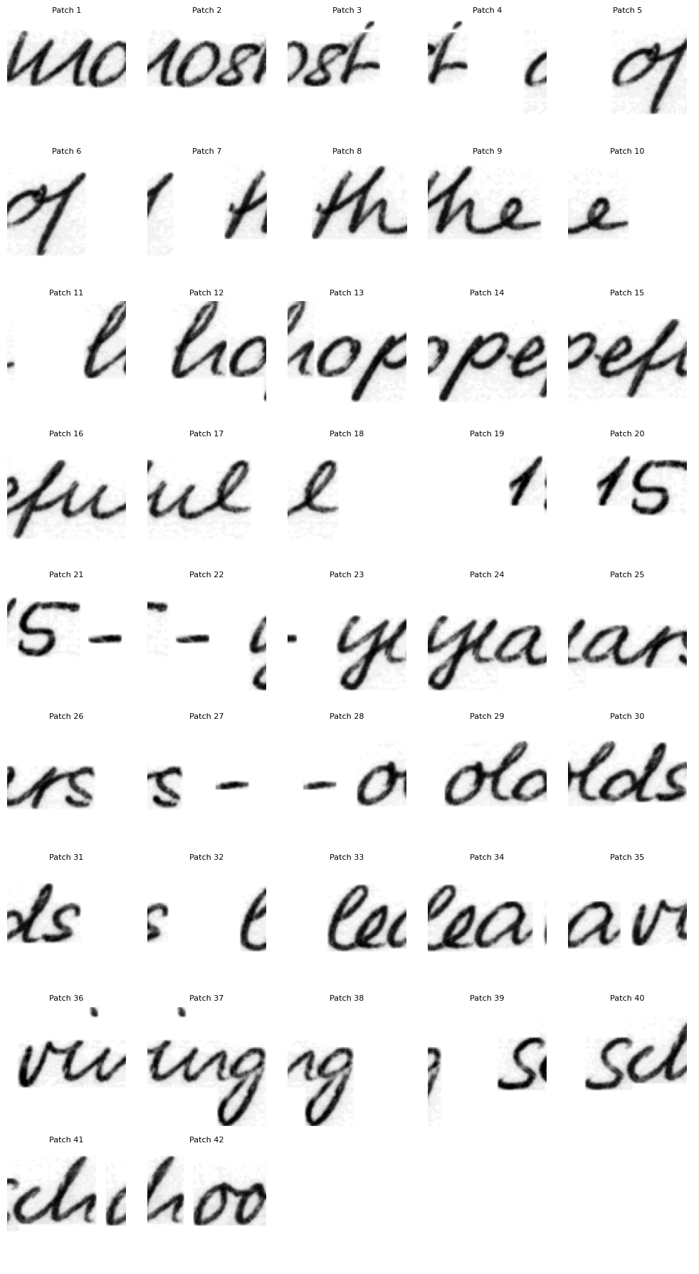 Patched IAM word sample